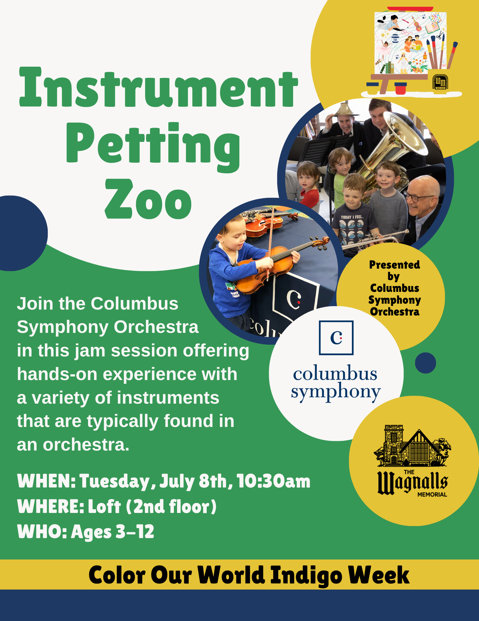 Instrument Petting Zoo with Columbus Symphony